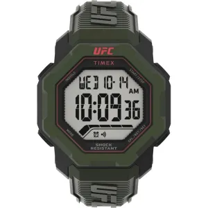 Timex Men's Watch - UFC Knockout Chrono Digital Dial Green Resin Strap | TW2V88300 Timex Watches