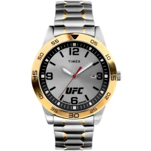 Timex Men's Watch - UFC Legend Gold Tone Rotating Bezel Steel Bracelet | TW2V56500JT Timex Watches