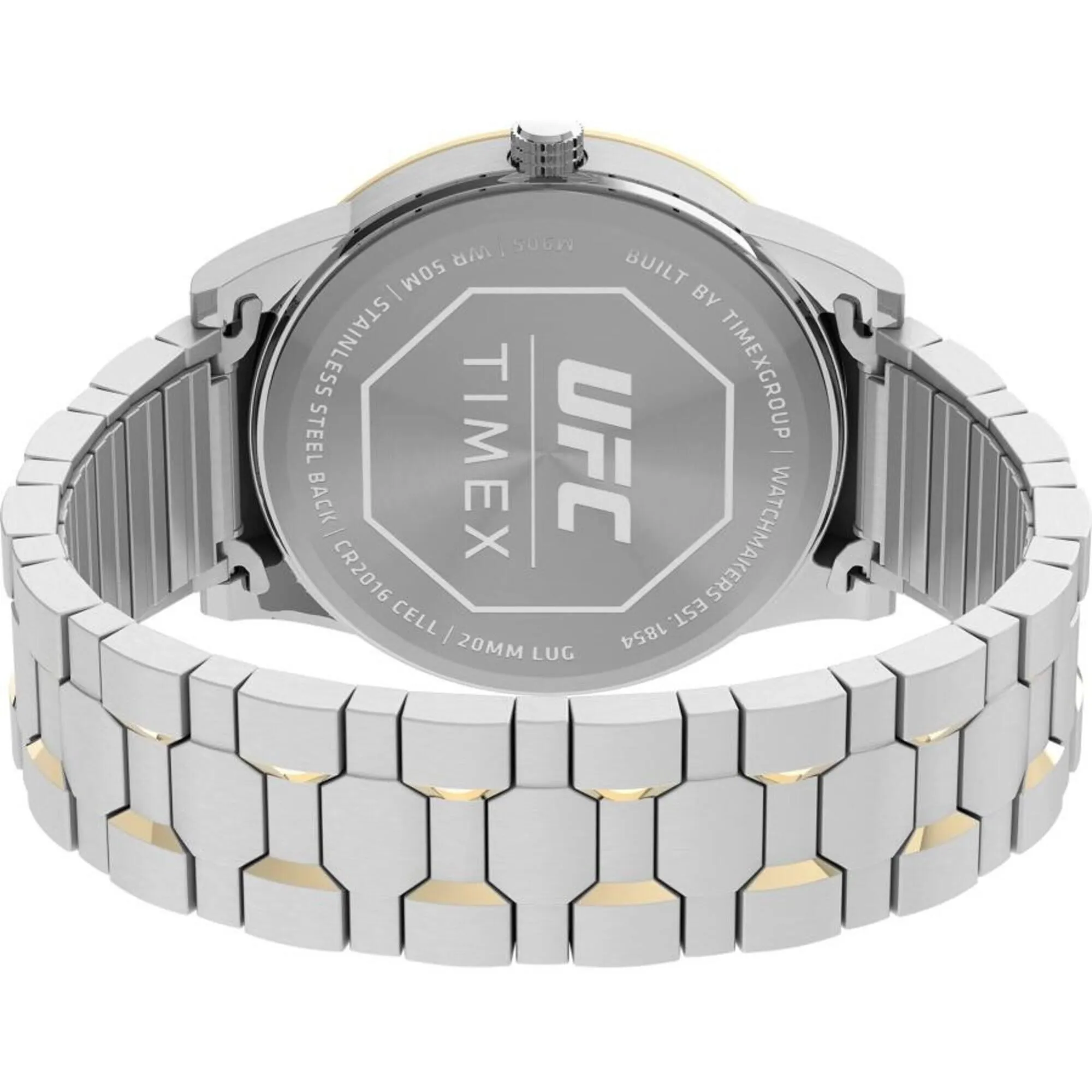 Timex Men's Watch - UFC Legend Gold Tone Rotating Bezel Steel Bracelet | TW2V56500JT Timex Watches