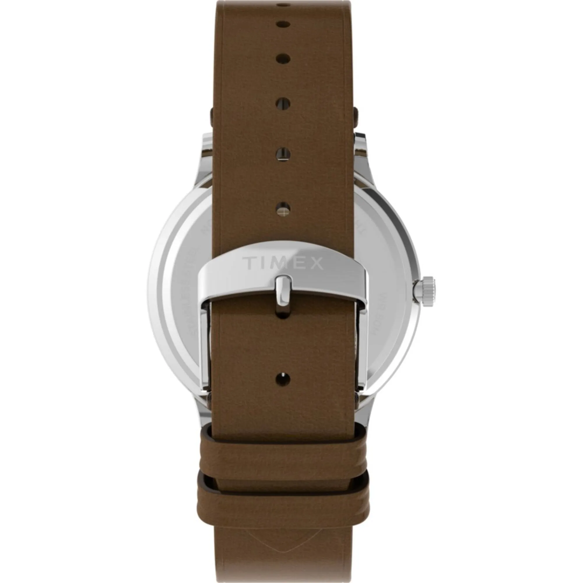 Timex Men's Watch - Waterbury Classic Blue Dial Brown Leather Strap | TW2W14900VQ Timex Watches