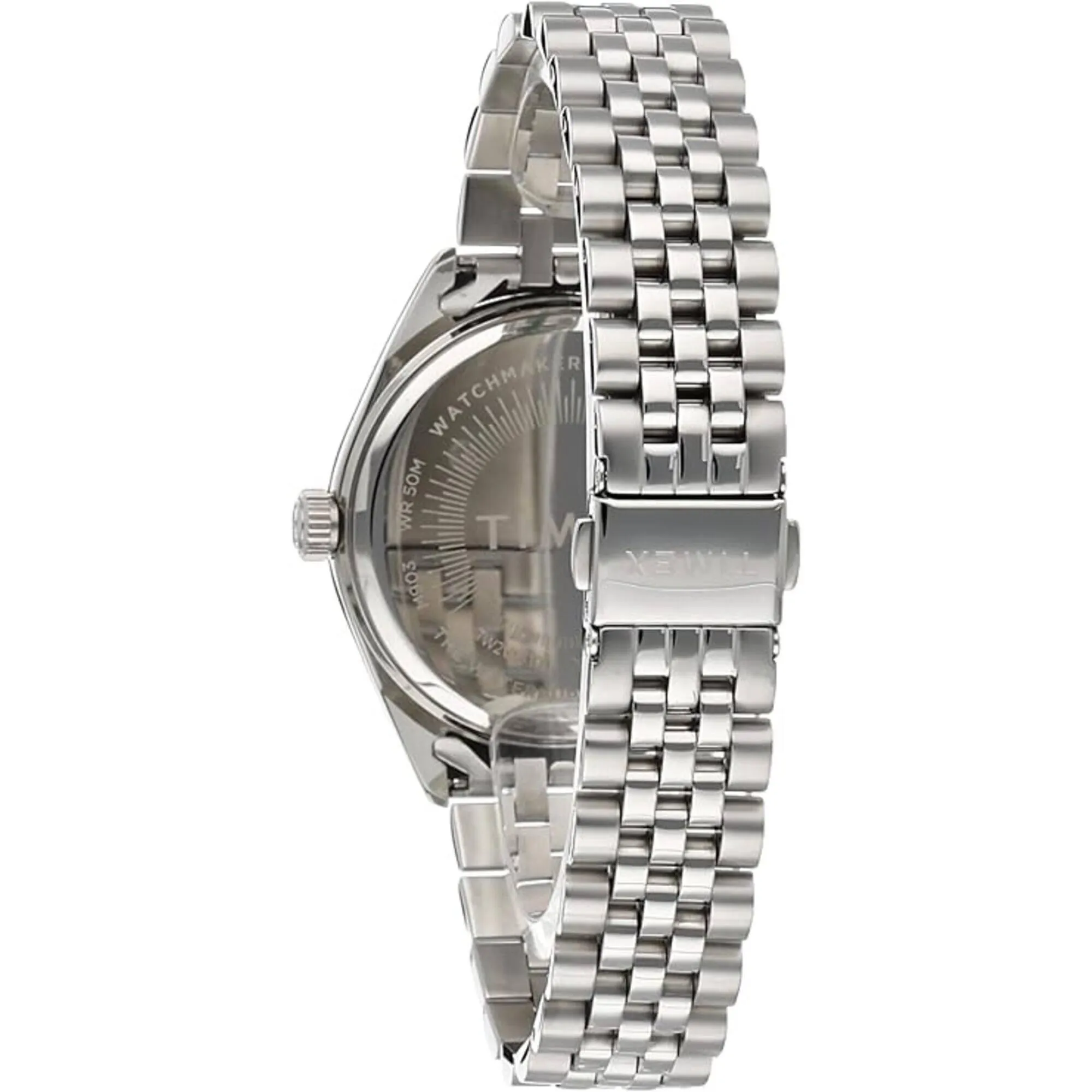 Timex Men's Watch - Waterbury Legacy Green Dial Stainless Steel Bracelet | TW2V18100VQ Timex Watches