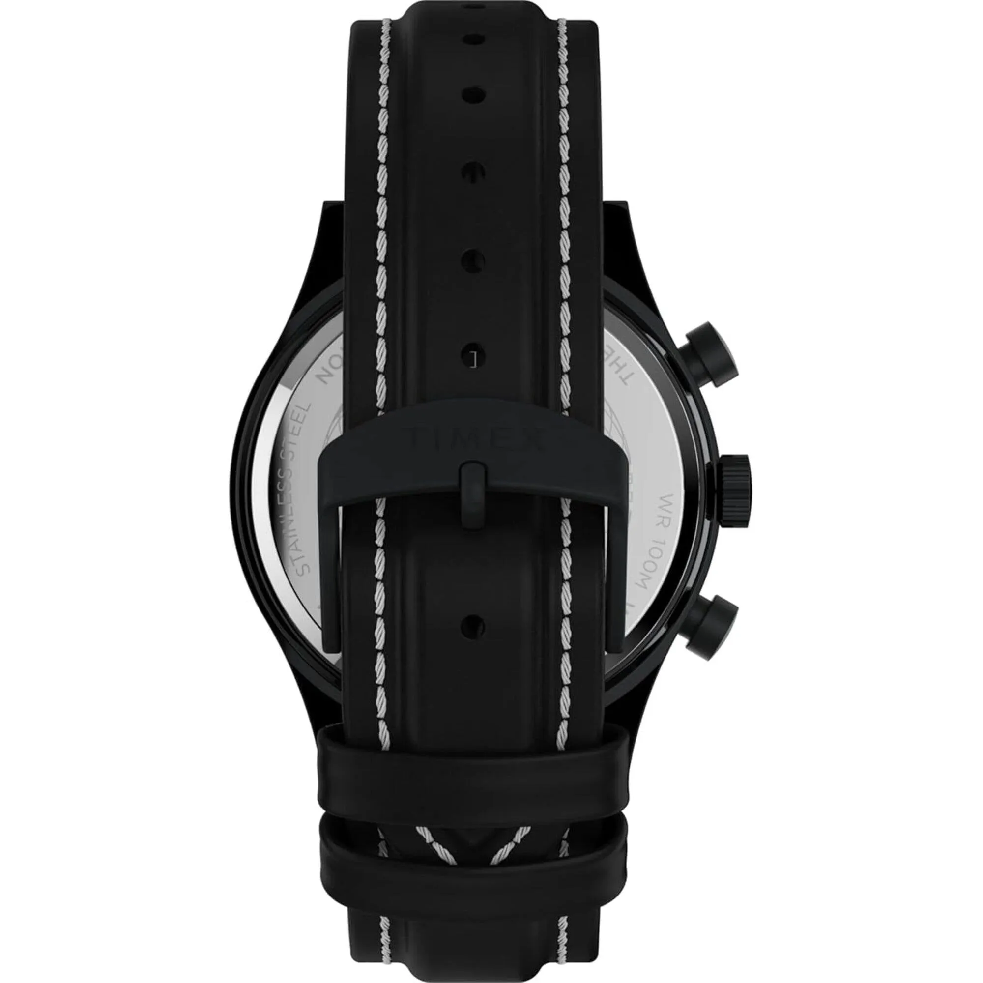 Timex Men's Watch - Waterbury Traditional Fly Back Chrono Black Strap | TW2W48000VQ Timex Watches