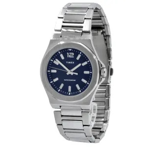 Timex TW2U42400 Men's City Collection Blue Dial Brass Mineral Glass Quartz Timex Watches