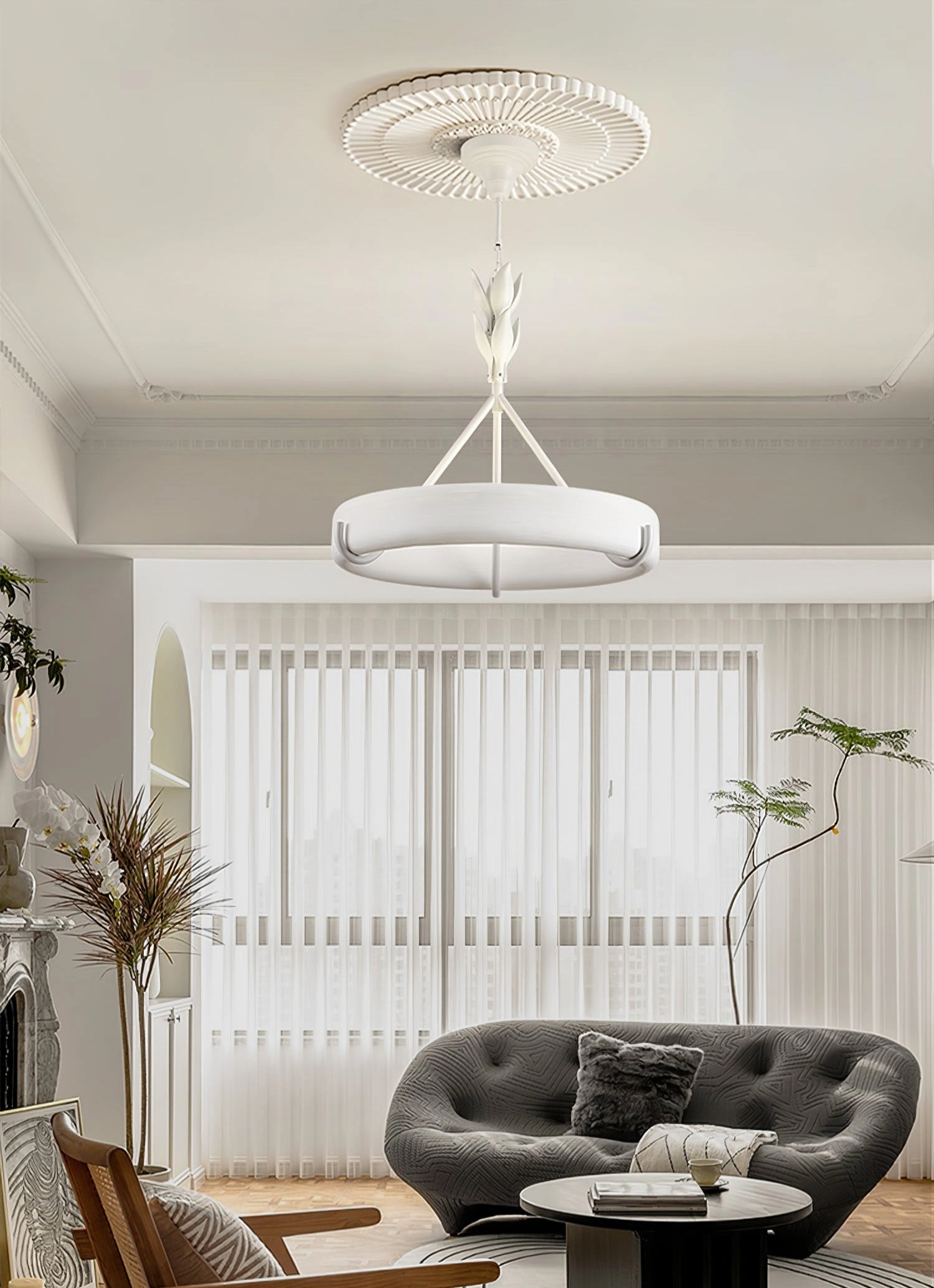 Tinsley Plaster Chandelier