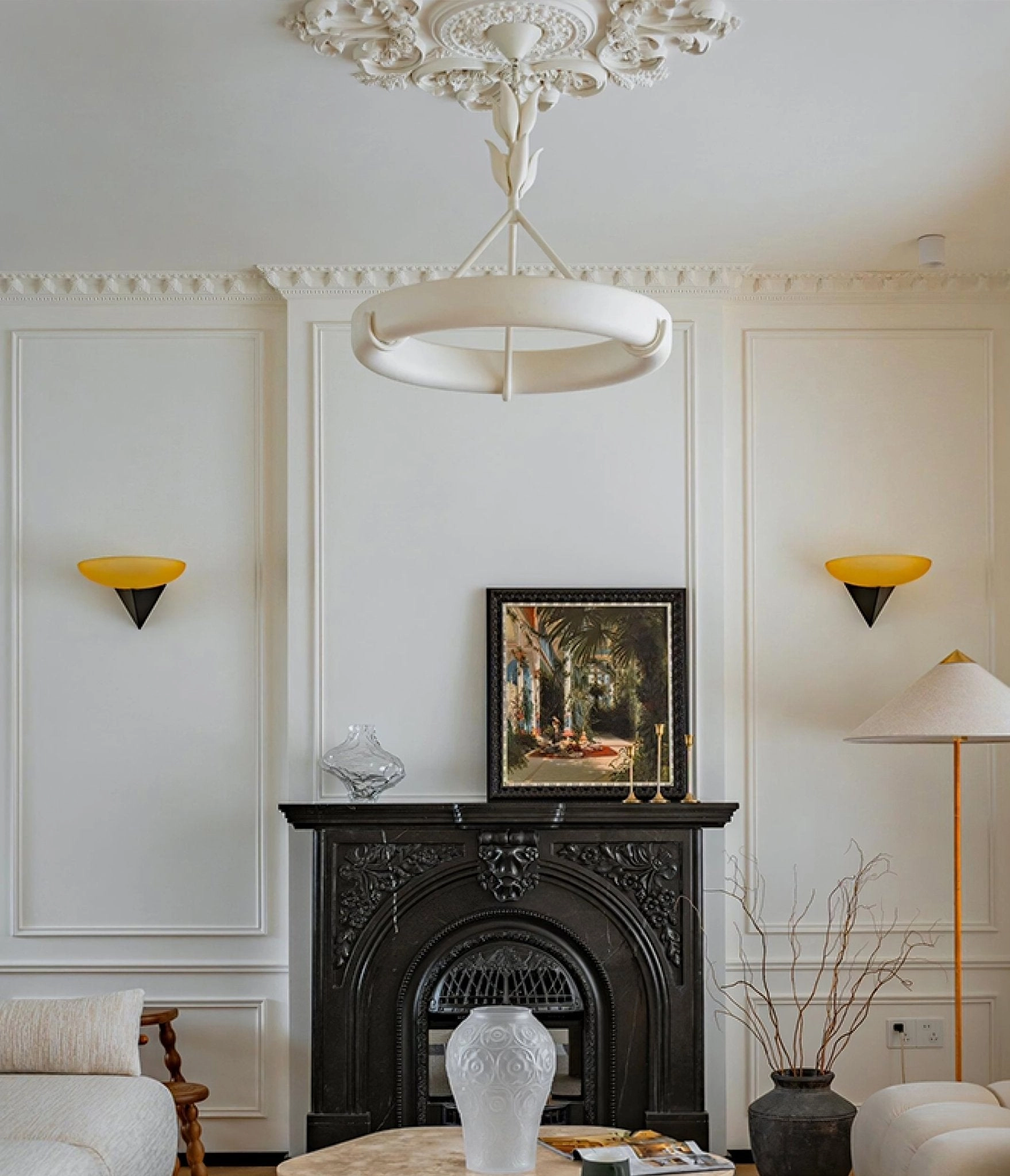 Tinsley Plaster Chandelier