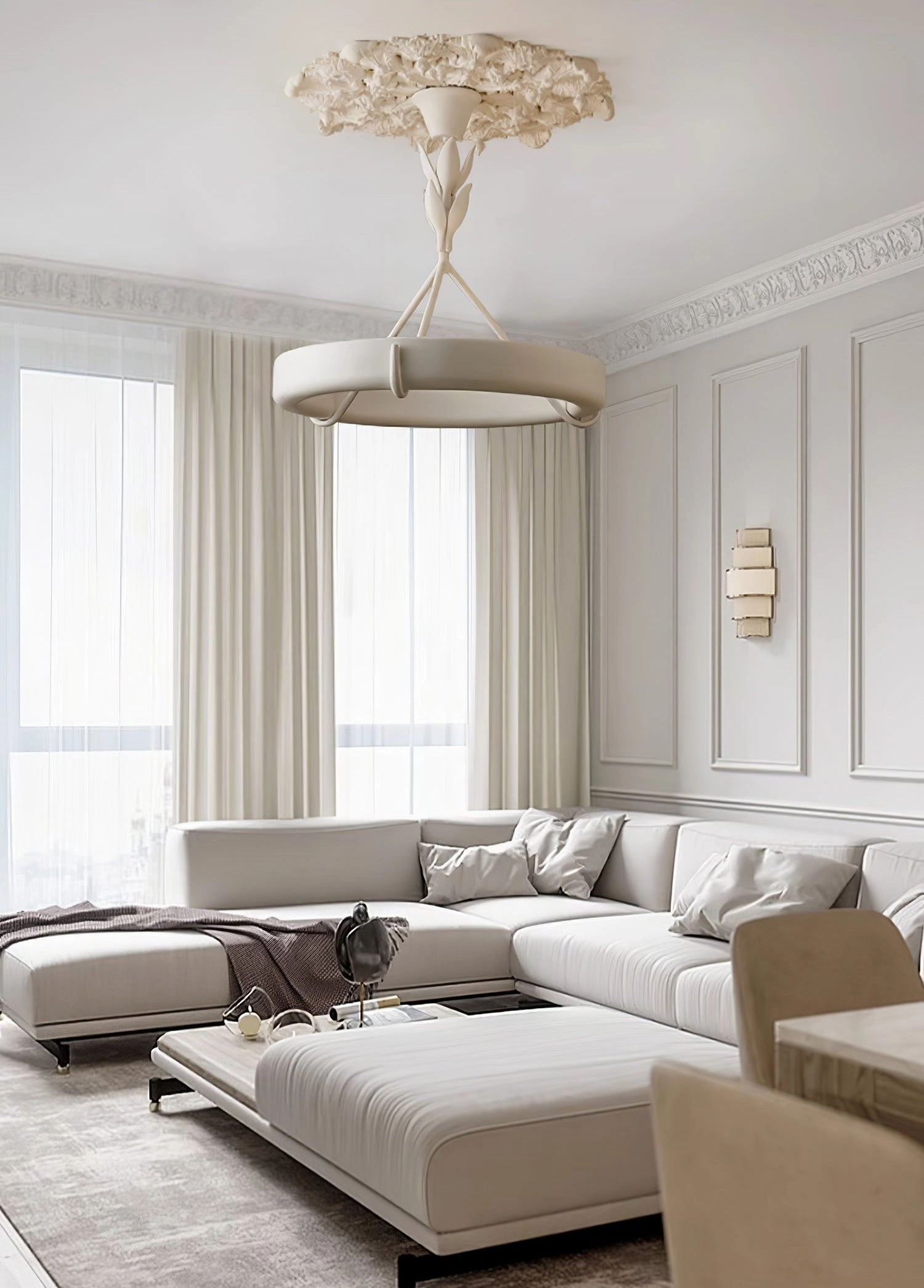 Tinsley Plaster Chandelier