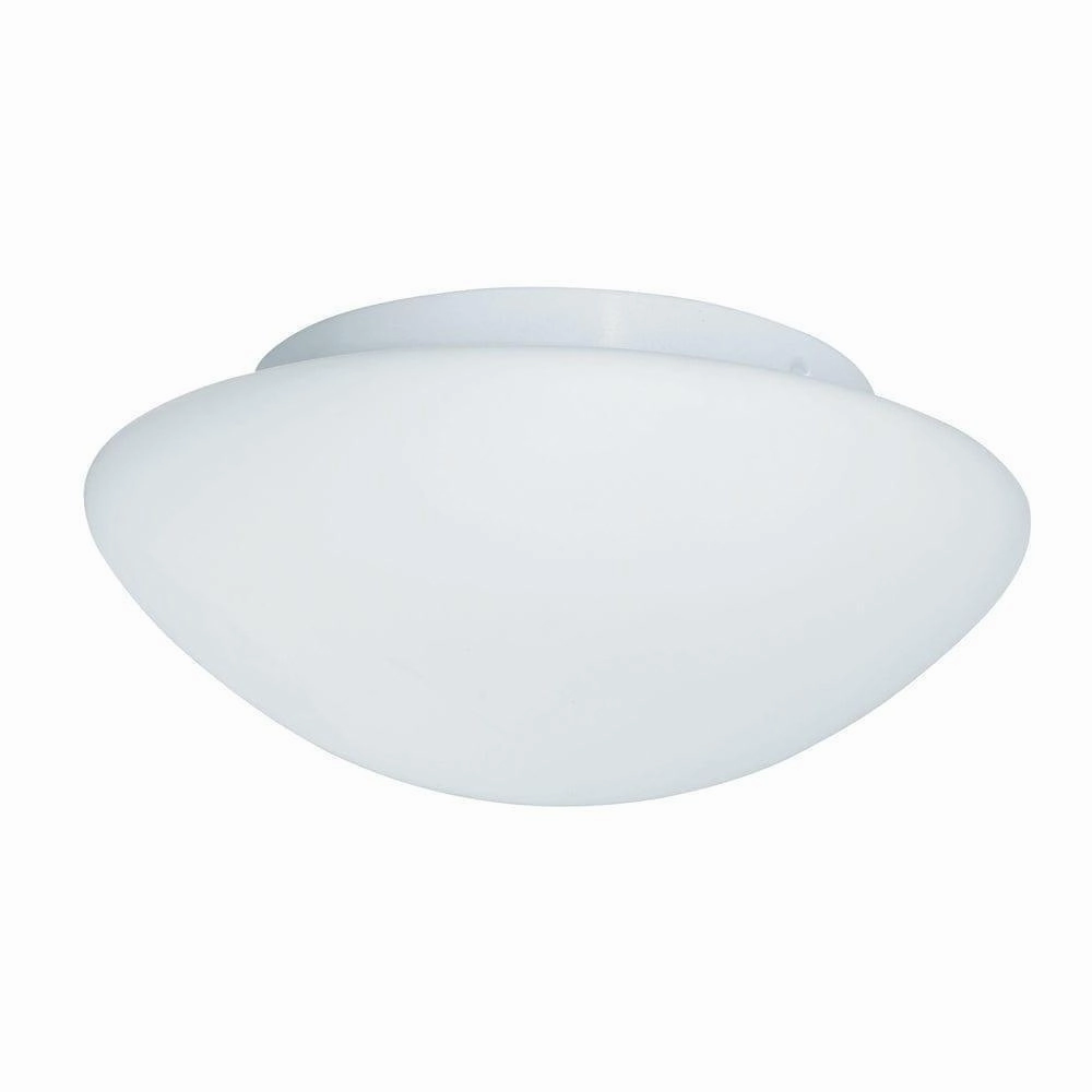 Tokyo Bathroom White Opal Glass Ceiling Flush Searchlight simple ceiling design light