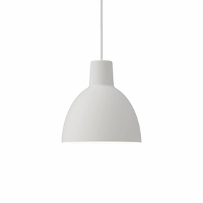 Toldbod 250 Pendel Hvid flush mount chandelier