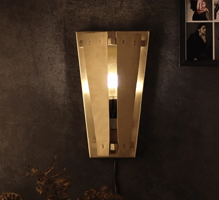 Tri-Angular Antique Brass