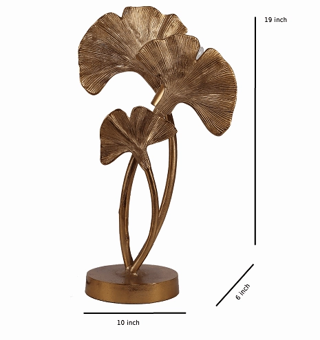 Trinity Gold Leaves lamp