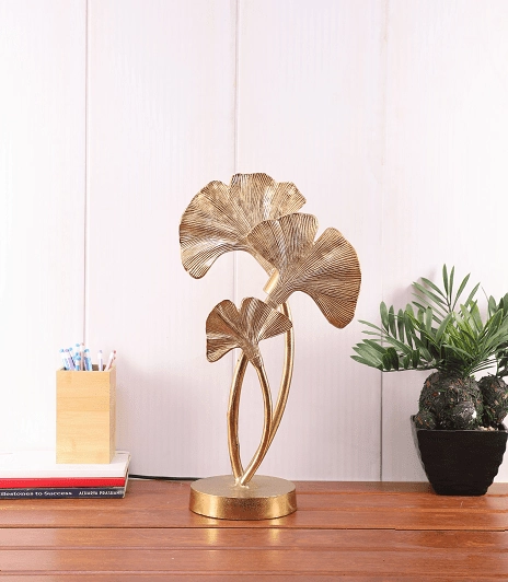 Trinity Gold Leaves lamp