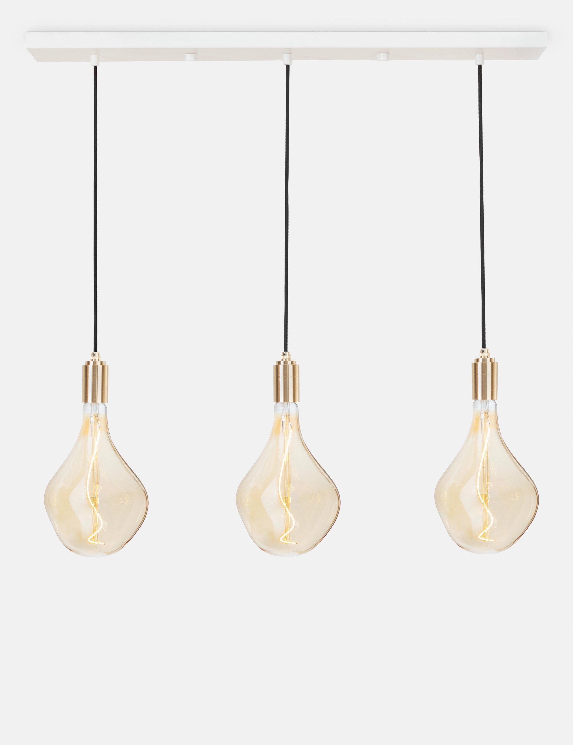 Triple Linear Pendant Light with Voronoi II by Tala modern ceiling lamp