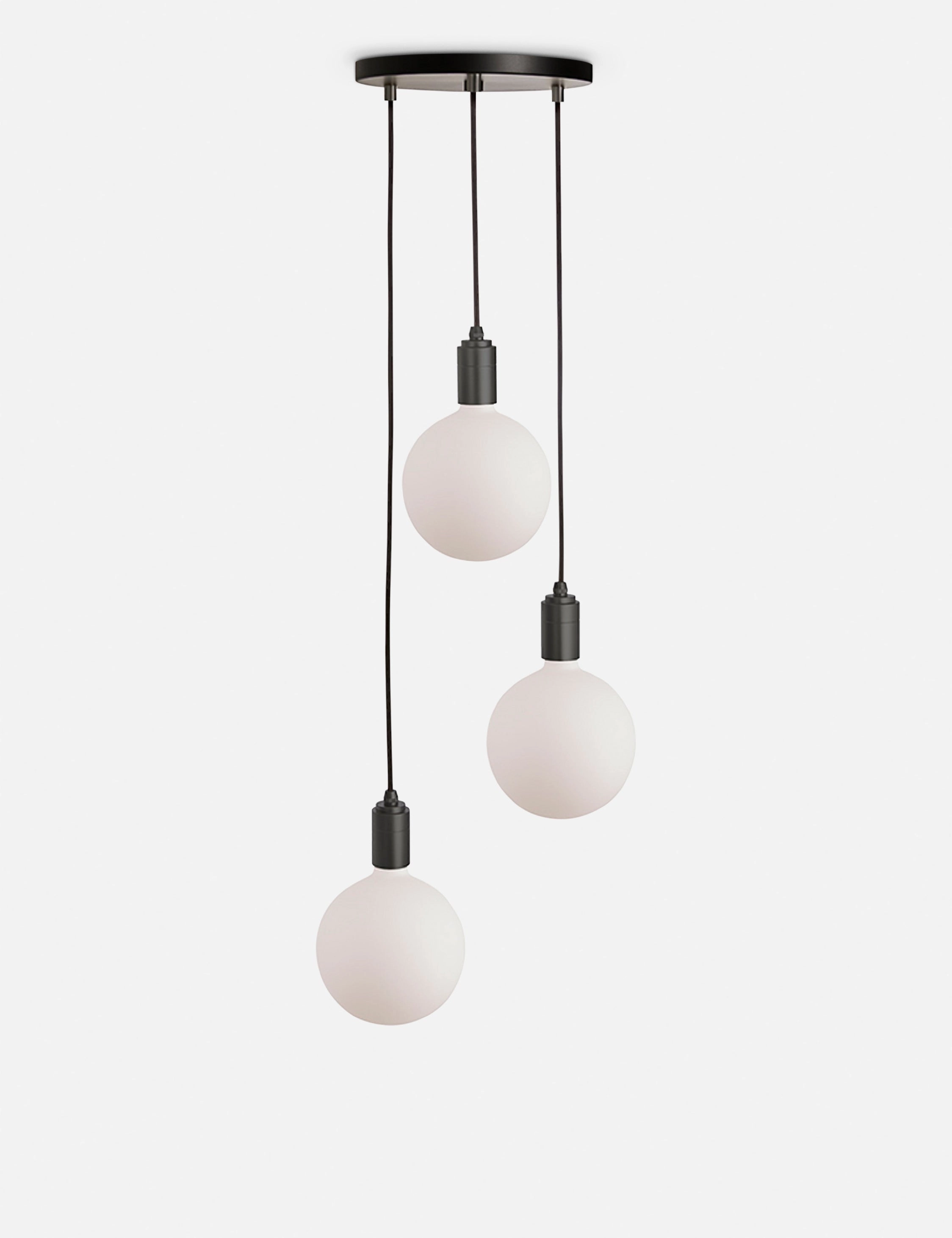 Triple Pendant Light with Sphere IV by Tala