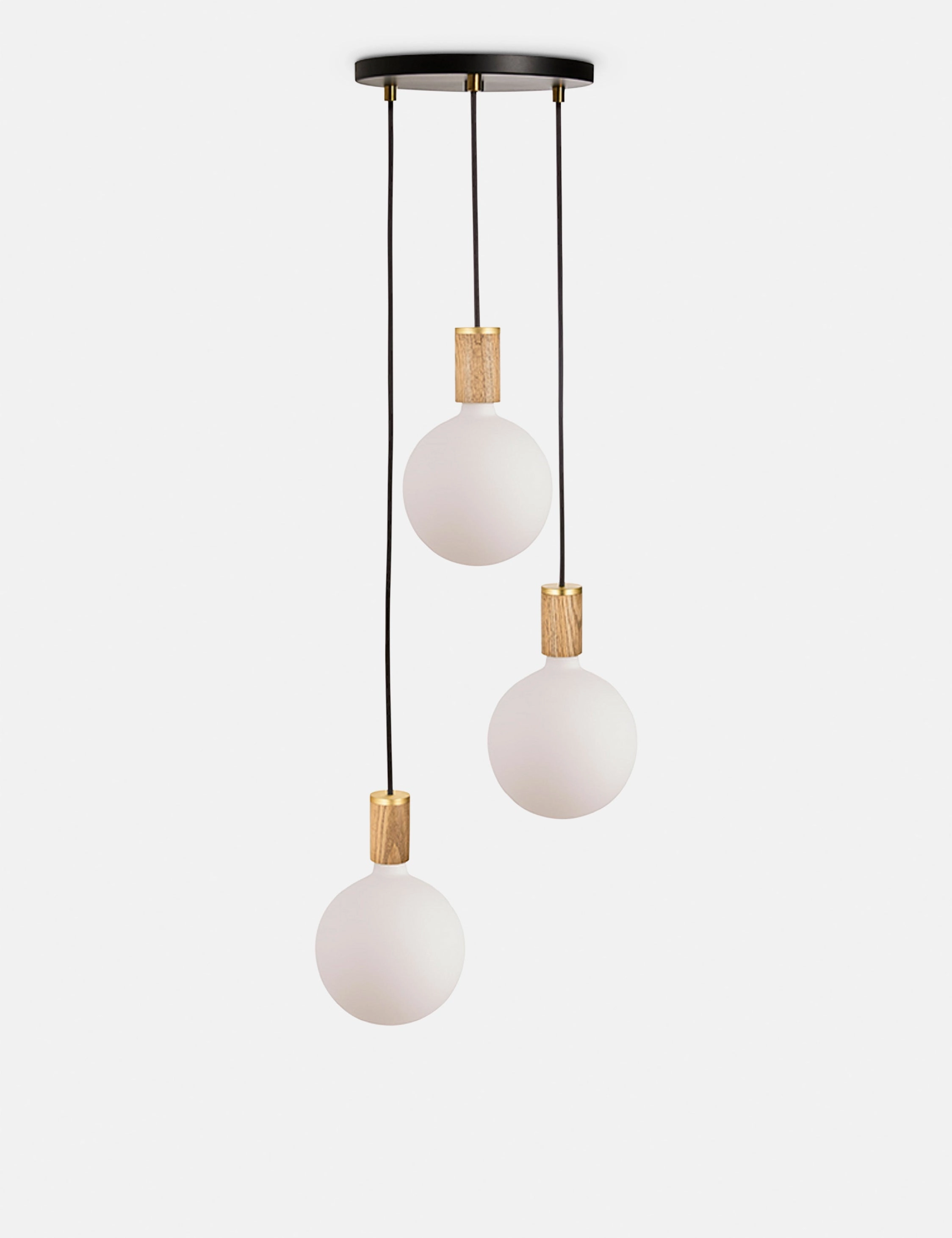 Triple Pendant Light with Sphere IV by Tala