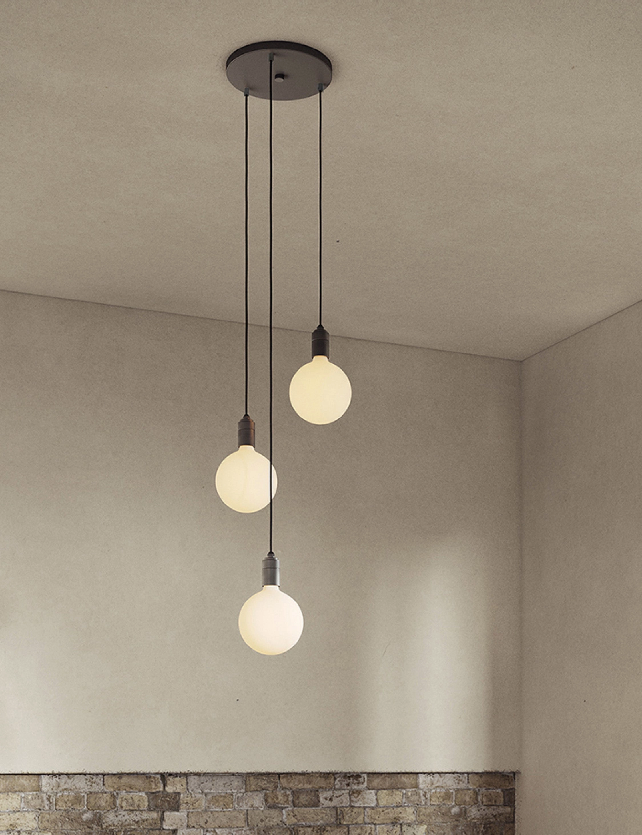 Triple Pendant Light with Sphere IV by Tala