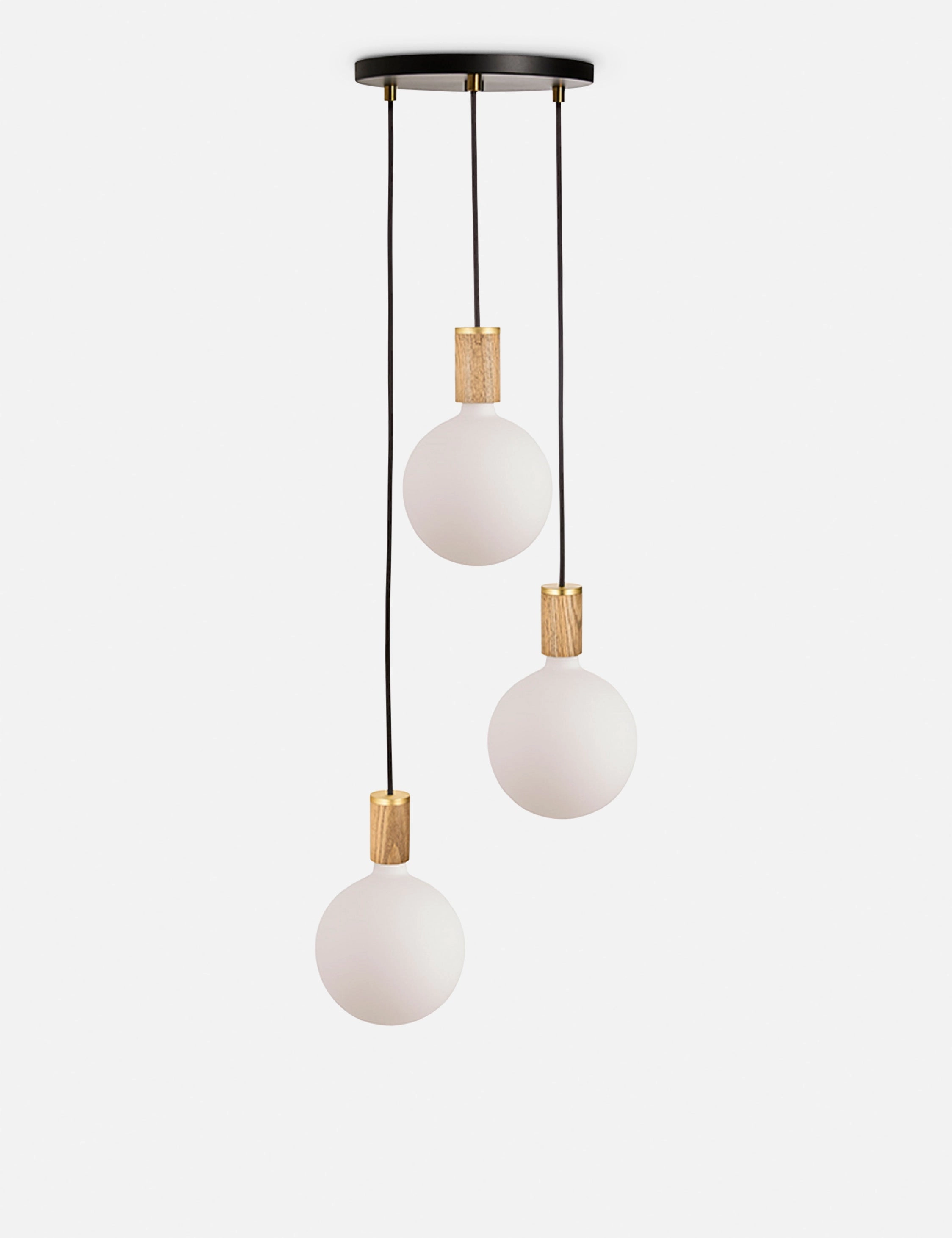 Triple Pendant Light with Sphere IV by Tala