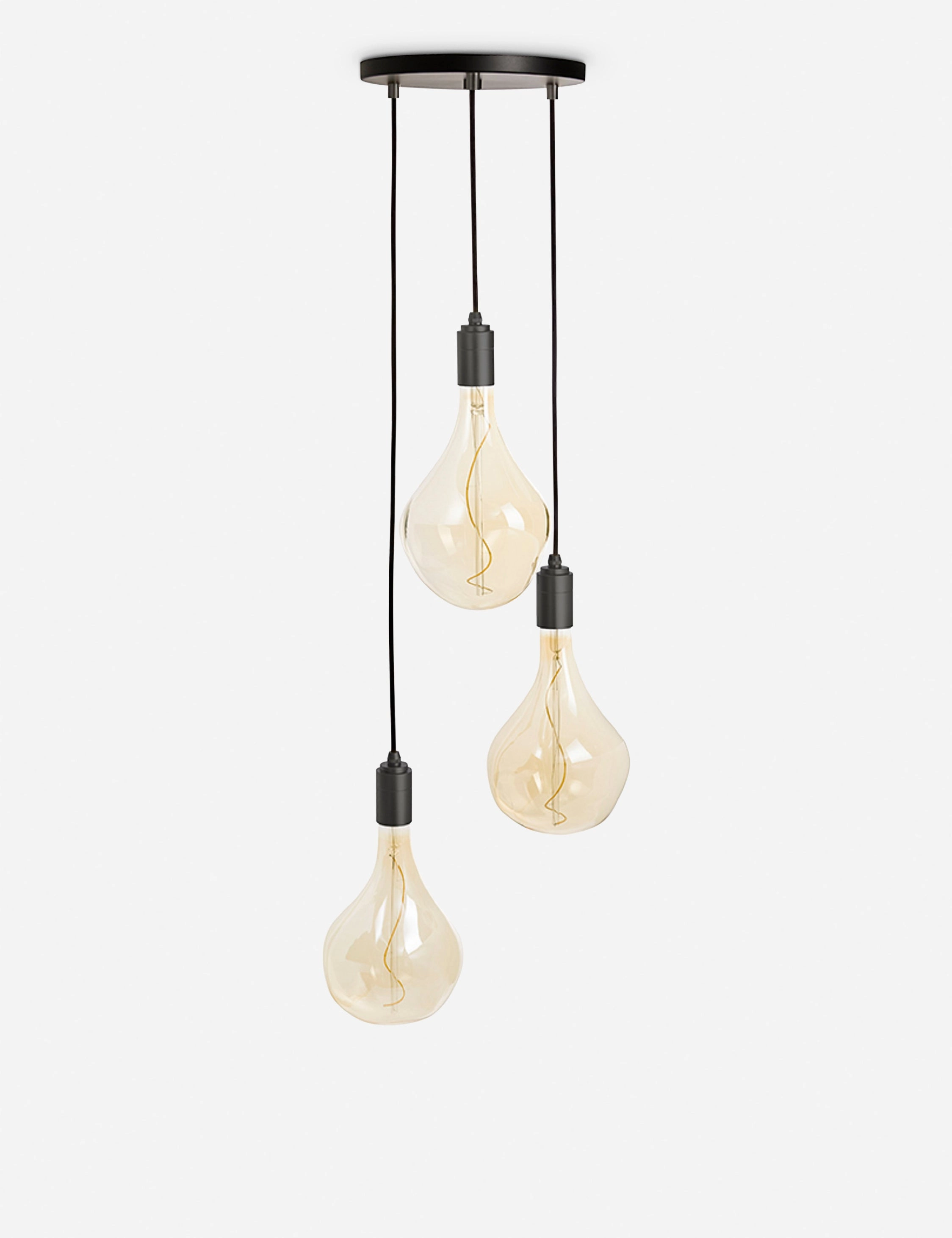 Triple Pendant Light with Voronoi II by Tala modern ceiling lamp