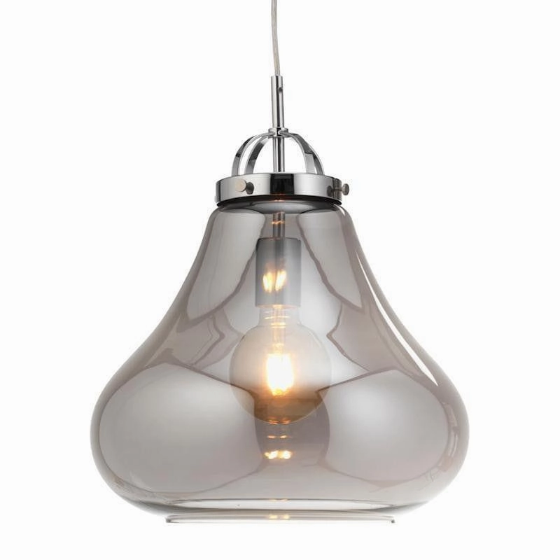 Turua Chrome Ceiling Lantern 1 Light simple ceiling design light