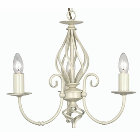 Tuscany Ivory Finish 3 Light Chandelier simple ceiling design light