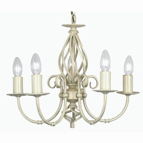 Tuscany Ivory Finish 5 Light Chandelier simple ceiling design light