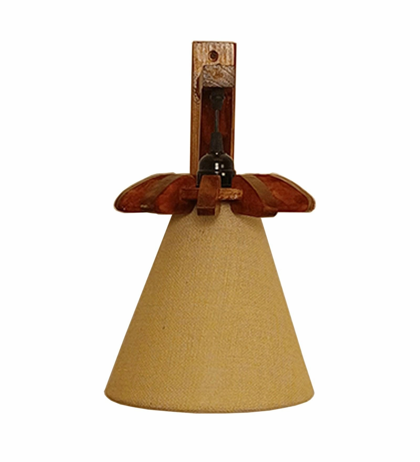 Twirl Brown Wooden Wall Light (BULB NOT INCLUDED)