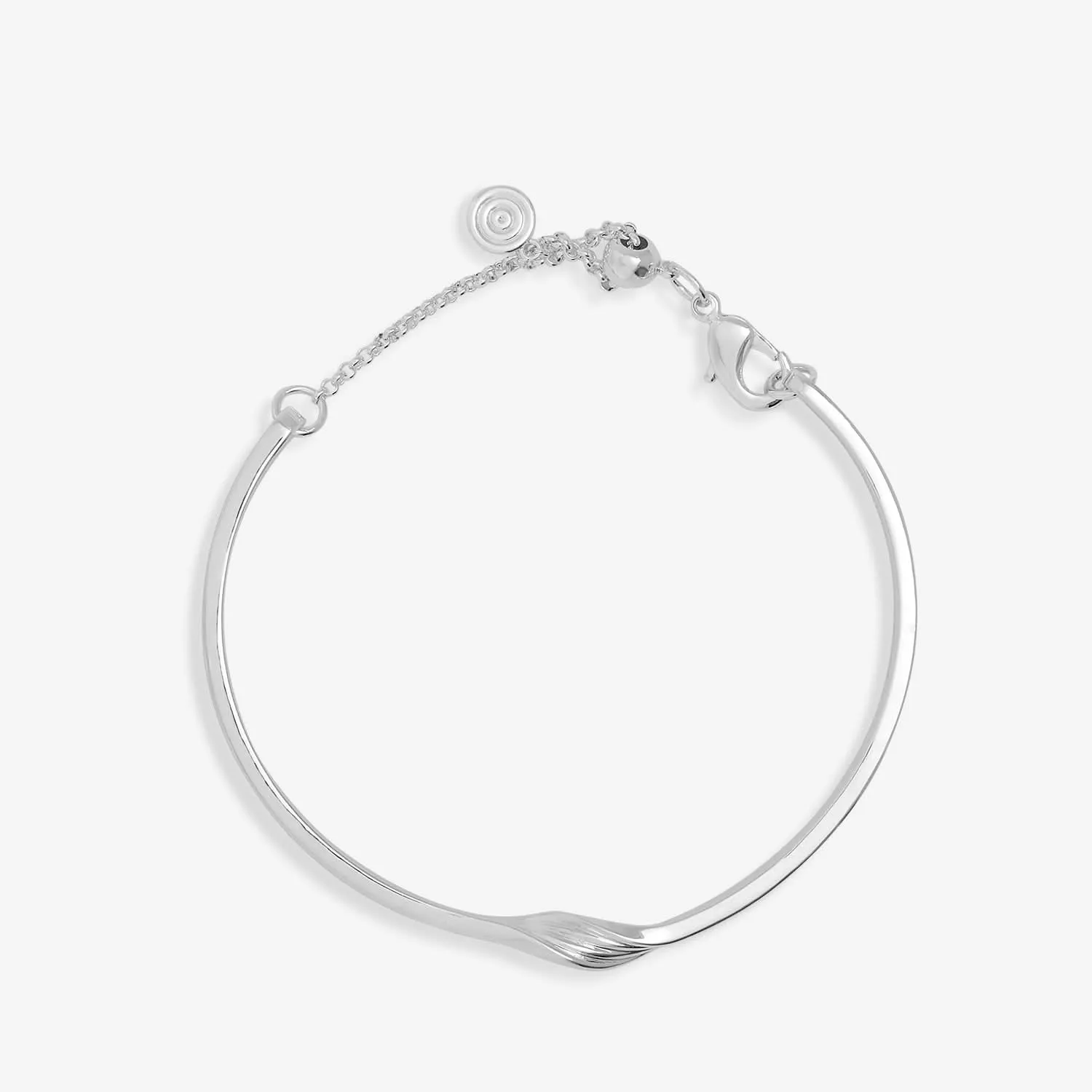 Twist Bangle Bar Silver Plated Bracelet 7887 Joma Jewellery