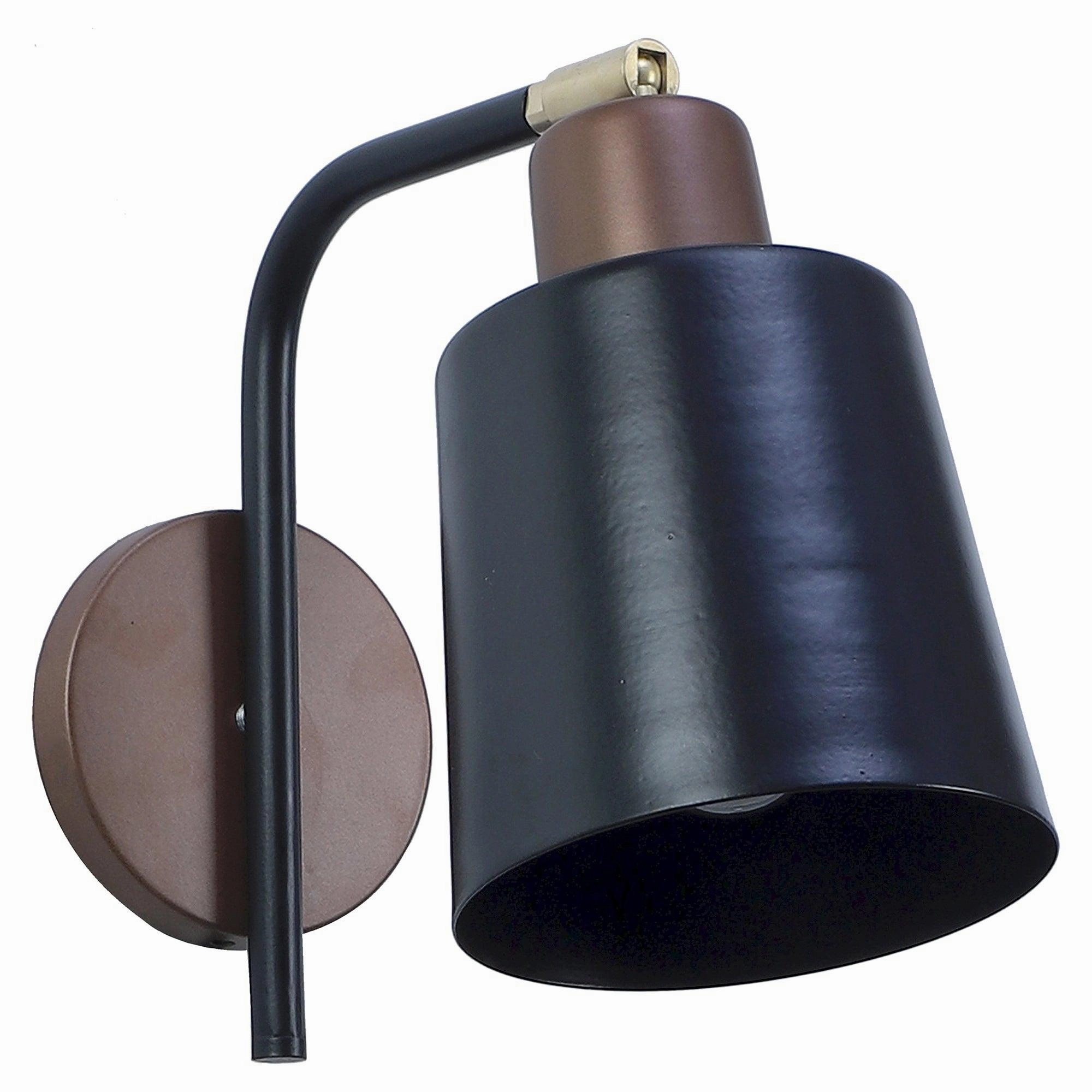 Two-Way Black Metal Wall Light by SS Lightings