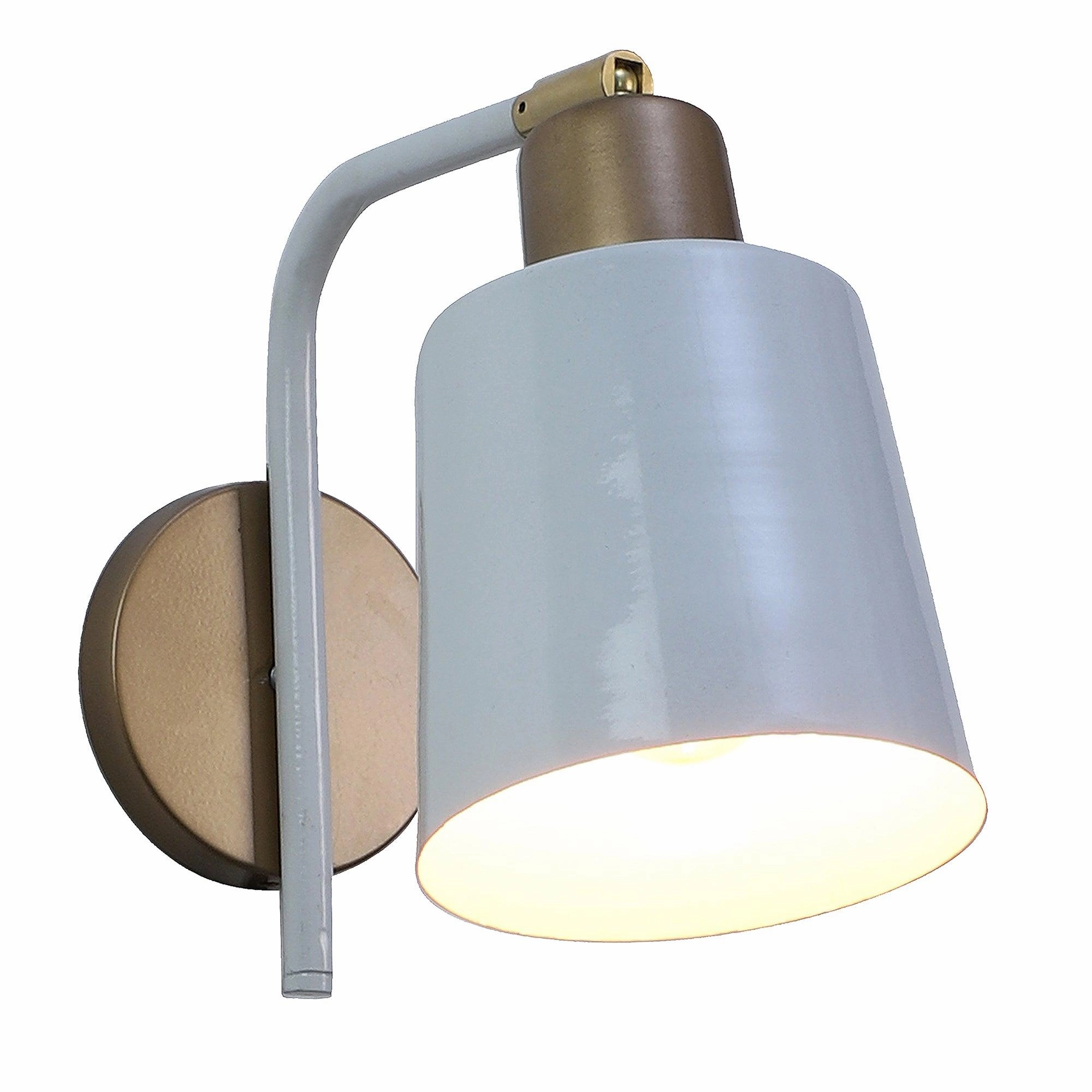 Two-Way White Metal Wall Light by SS Lightings
