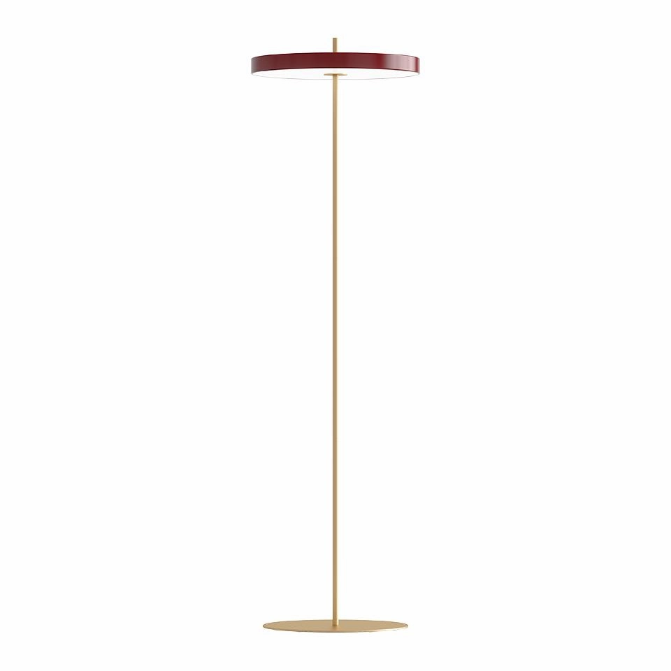 Umage Asteria Floor Lamp, Ruby Red garden LED light