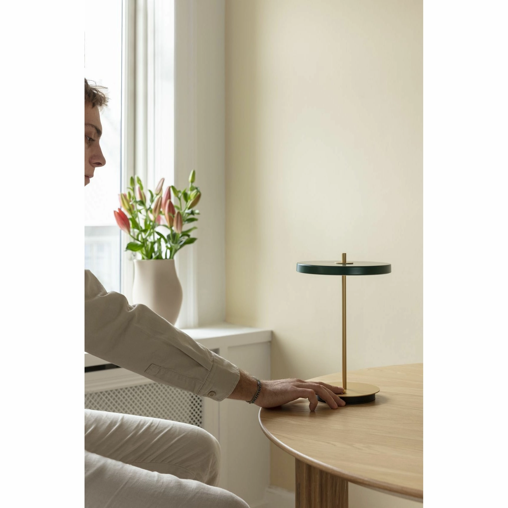 Umage Asteria Move Table Lamp, Forest Green V2