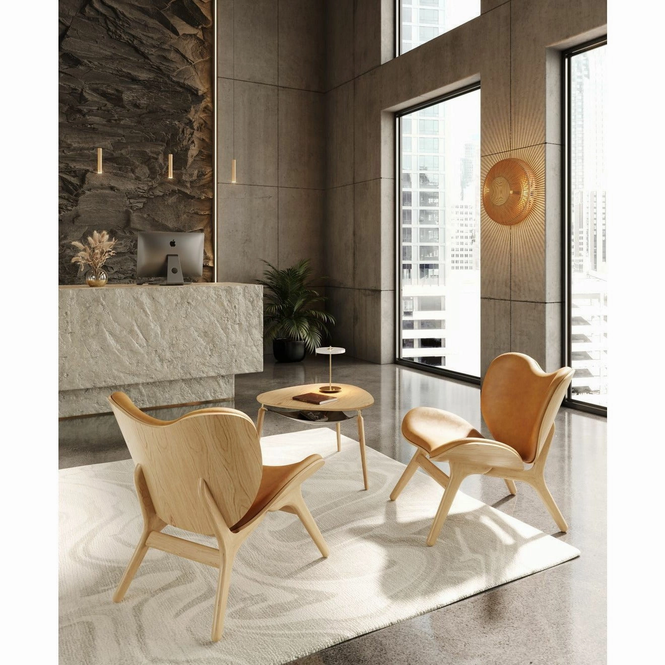 Umage Asteria Move Table Lamp, Pearl White