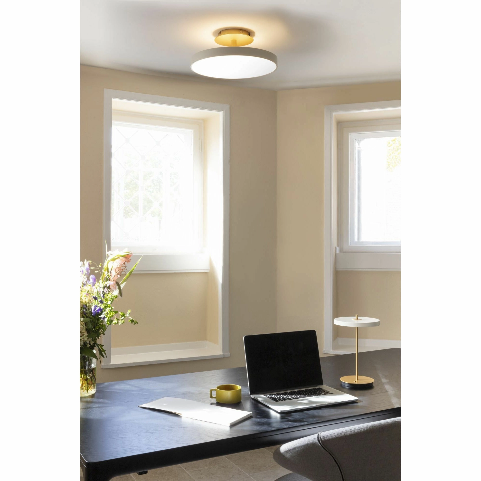 Umage Asteria Move Table Lamp, Pearl White