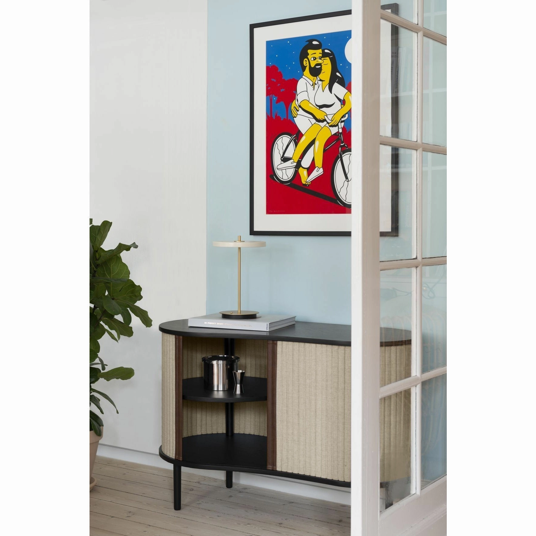 Umage Asteria Move Table Lamp, Pearl White