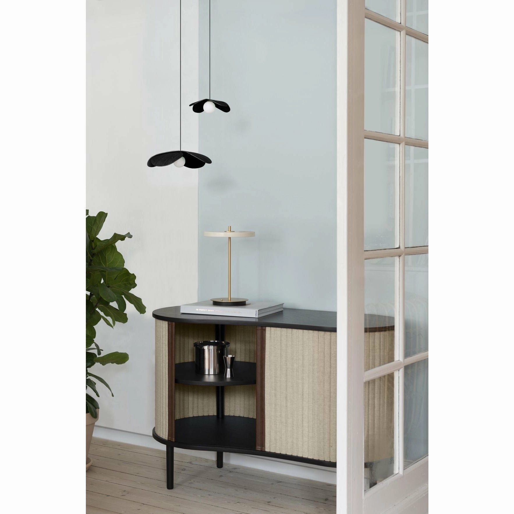 Umage Asteria Move Table Lamp, Pearl White