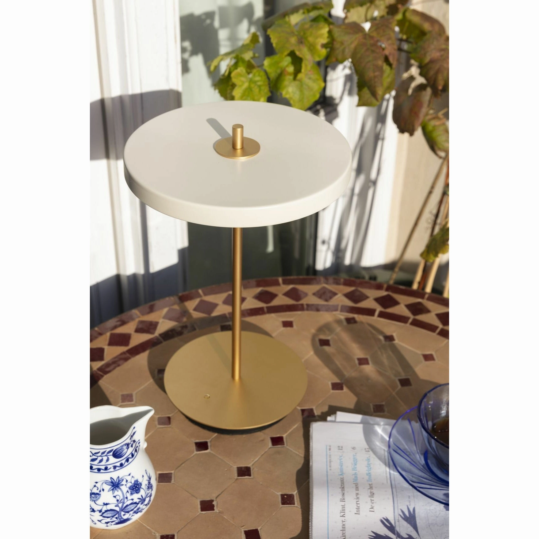 Umage Asteria Move Table Lamp, Pearl White