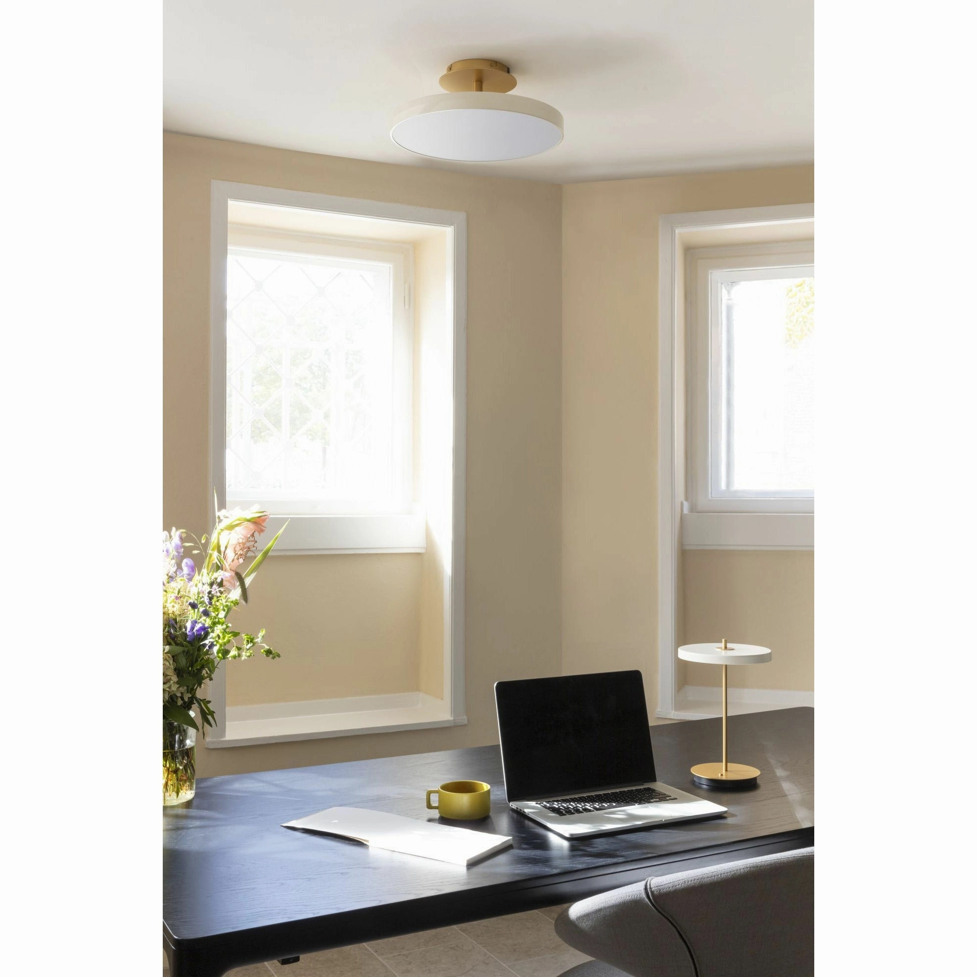 Umage Asteria Move Table Lamp, Pearl White