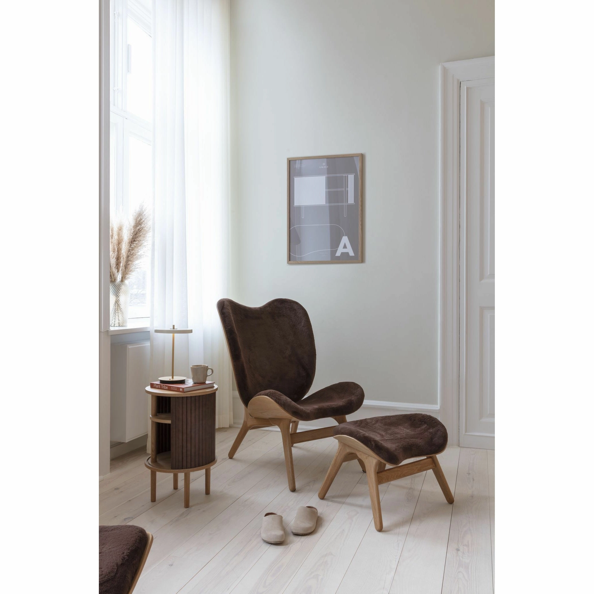 Umage Asteria Move Table Lamp, Pearl White