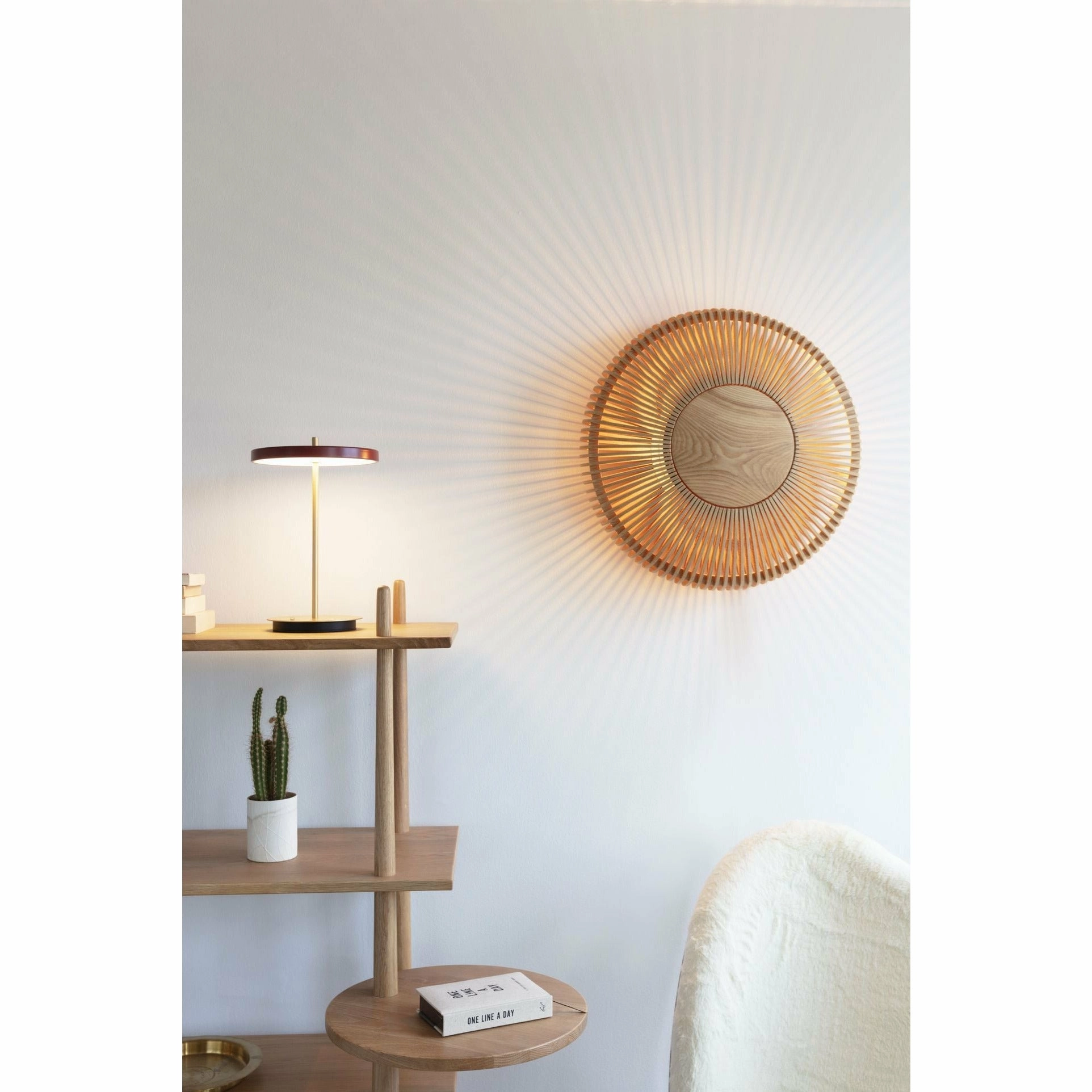 Umage Asteria Move Table Lamp, Ruby Red V2