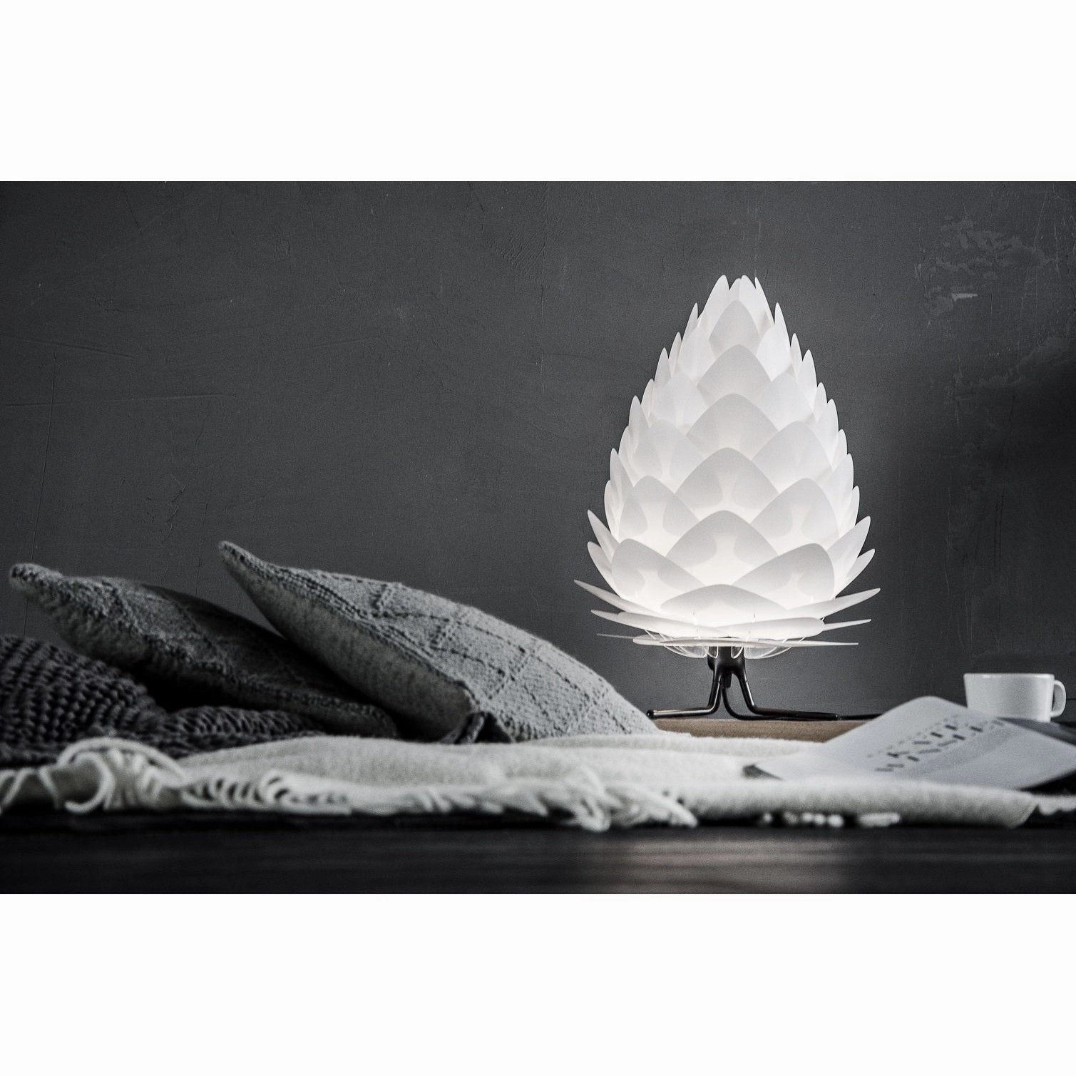 Umage Vita Tripod Base Table Lamp Stand 2 In 1 Black, 12.5 Cm/18.6 Cm