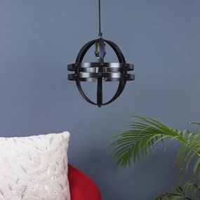 USD Black Metal Hanging Light by SS Lightings contemporary ceiling fixture
