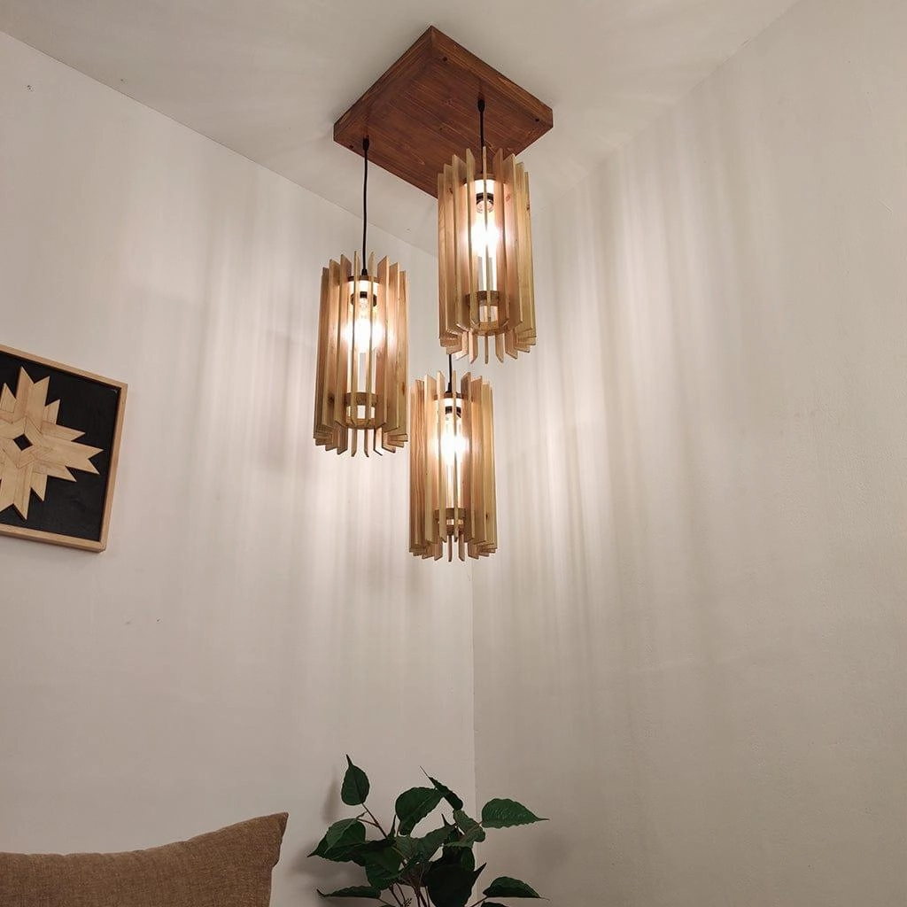 Ventus Beige Cluster Hanging Lamp (BULB NOT INCLUDED)