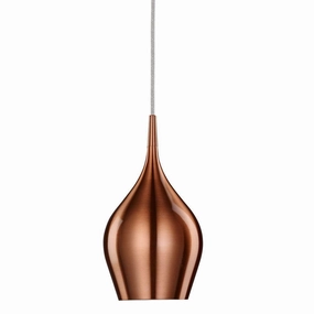 Vibrant 1 Light Metal Copper Pendant - Searchlight minimalist ceiling light