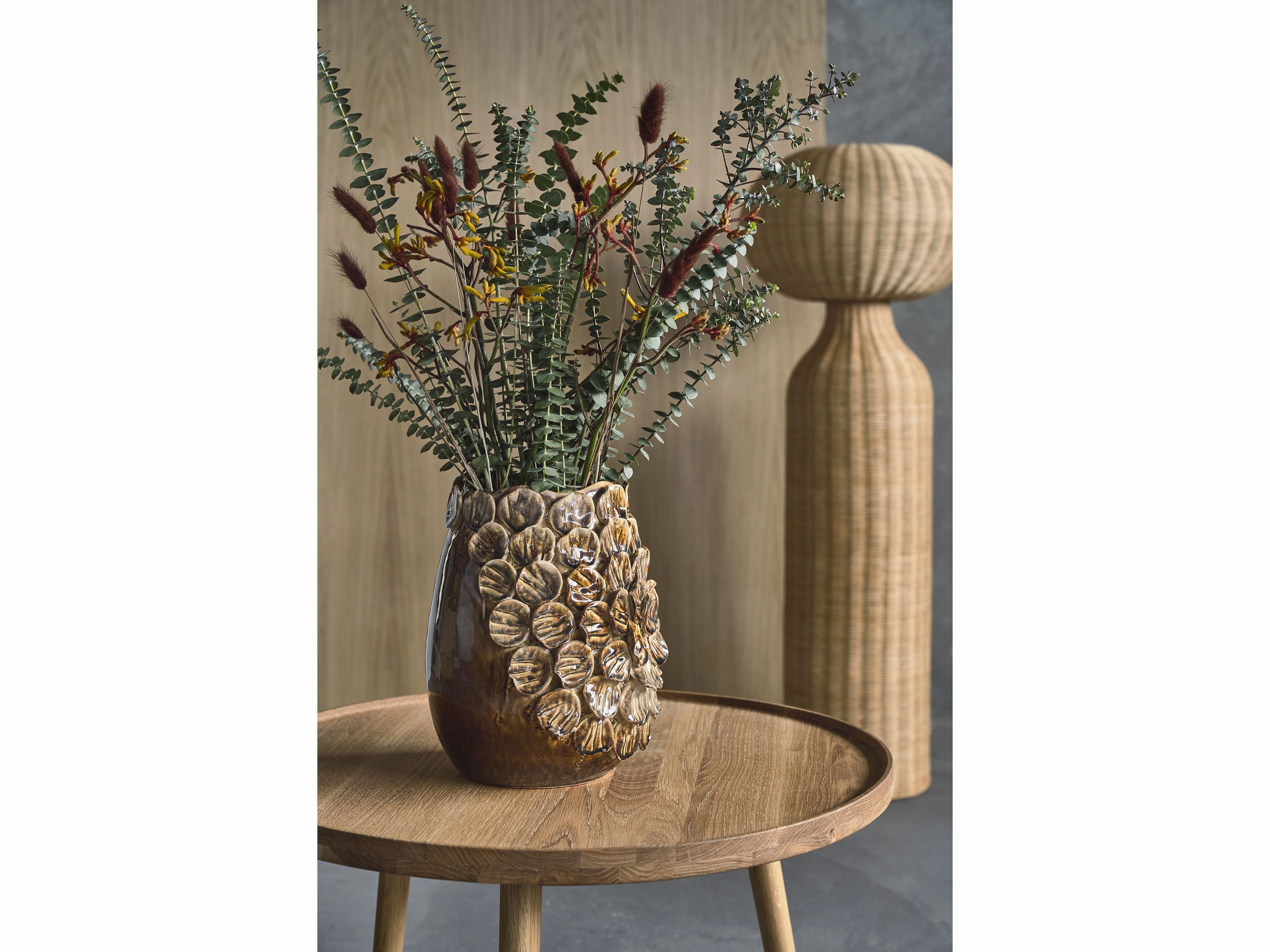 Villa Collection Vinka Floor Lamp ?x H 50x130 Cm, Natural