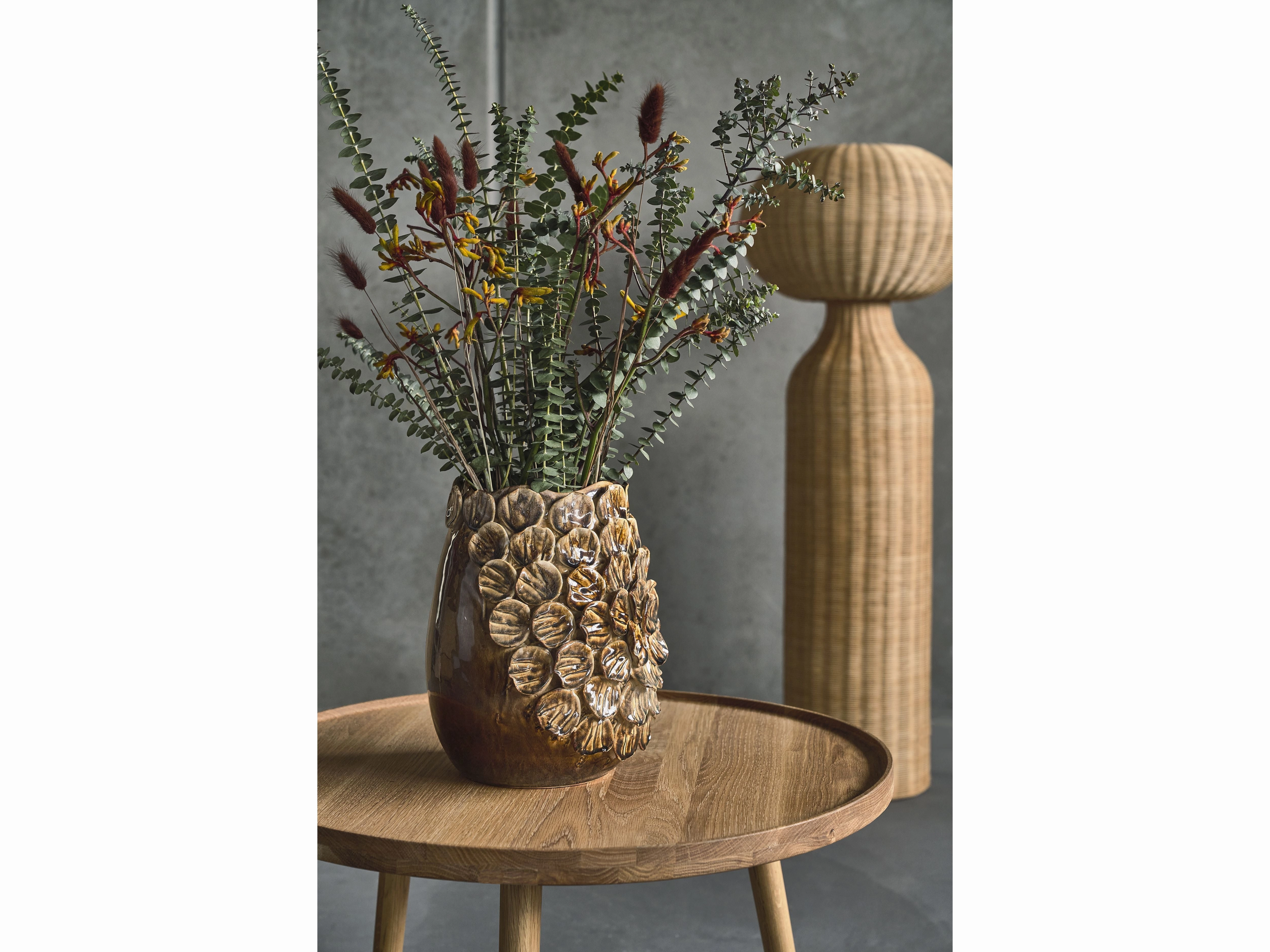 Villa Collection Vinka Floor Lamp ?x H 50x130 Cm, Natural