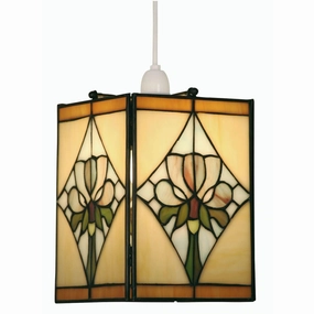 Violet Easy Fit Tiffany Ceiling Lamp Shade simple ceiling design light