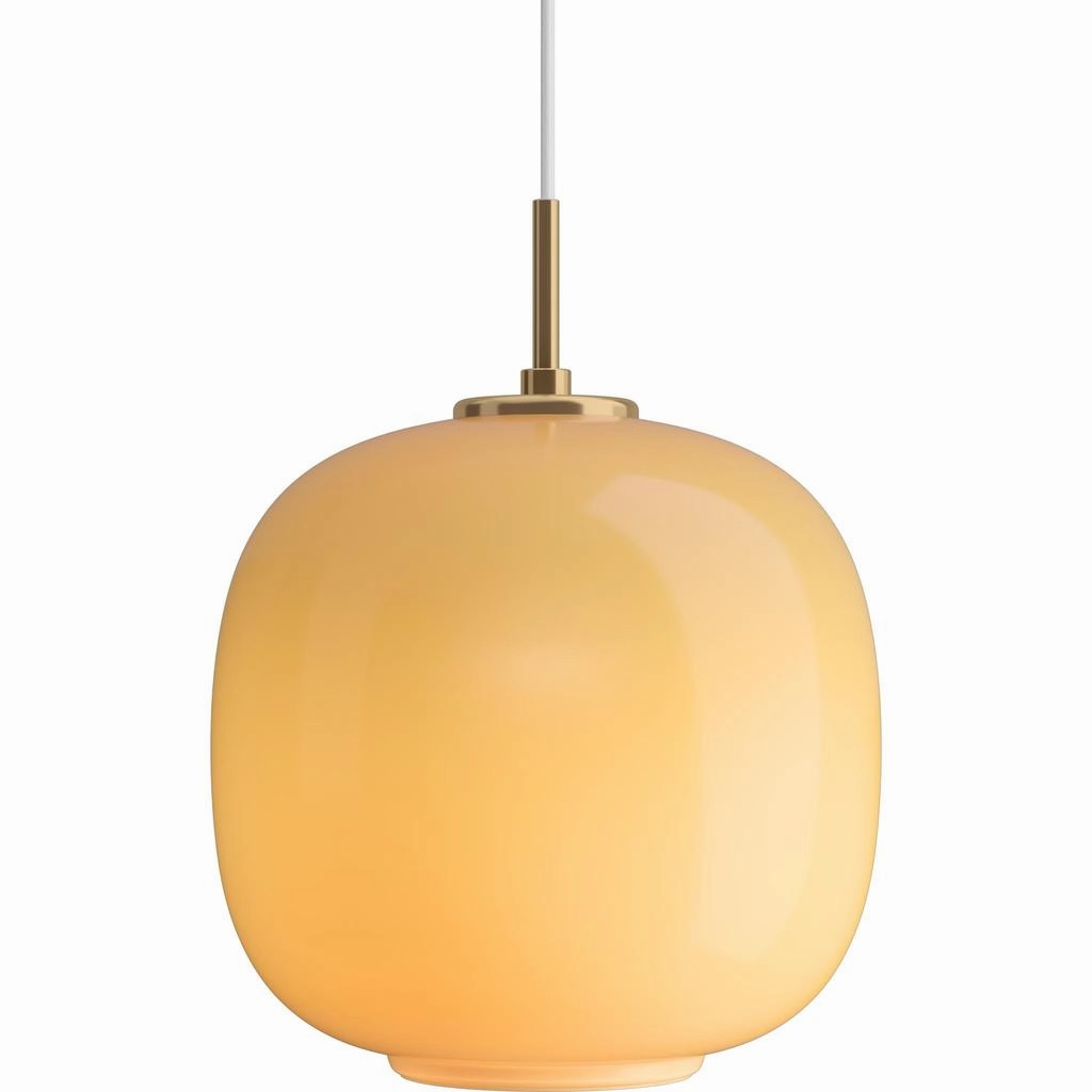 VL45 RADIOHUS PENDEL 250 AMBER GLAS