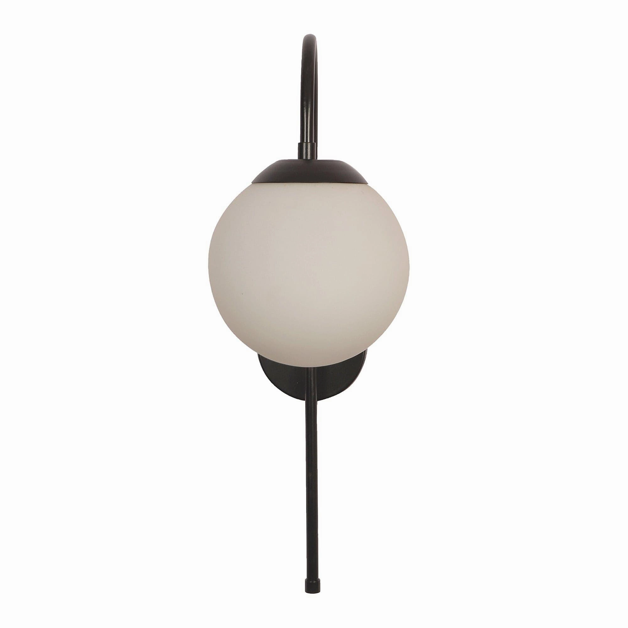 White and Black  Iron Wall Light