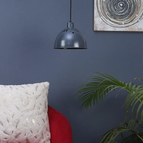 White Grey Metal Hanging Light by SS Lightings contemporary ceiling fixture