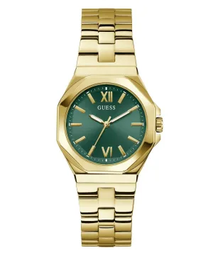 Women's Gold Green Empress Watch GW0873L2