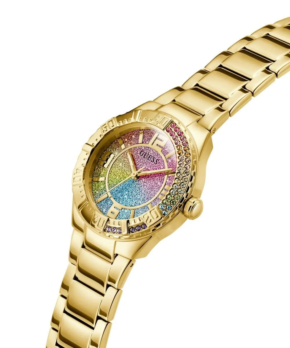 Women's Gold Rainbow Sangria Watch GW0882L2